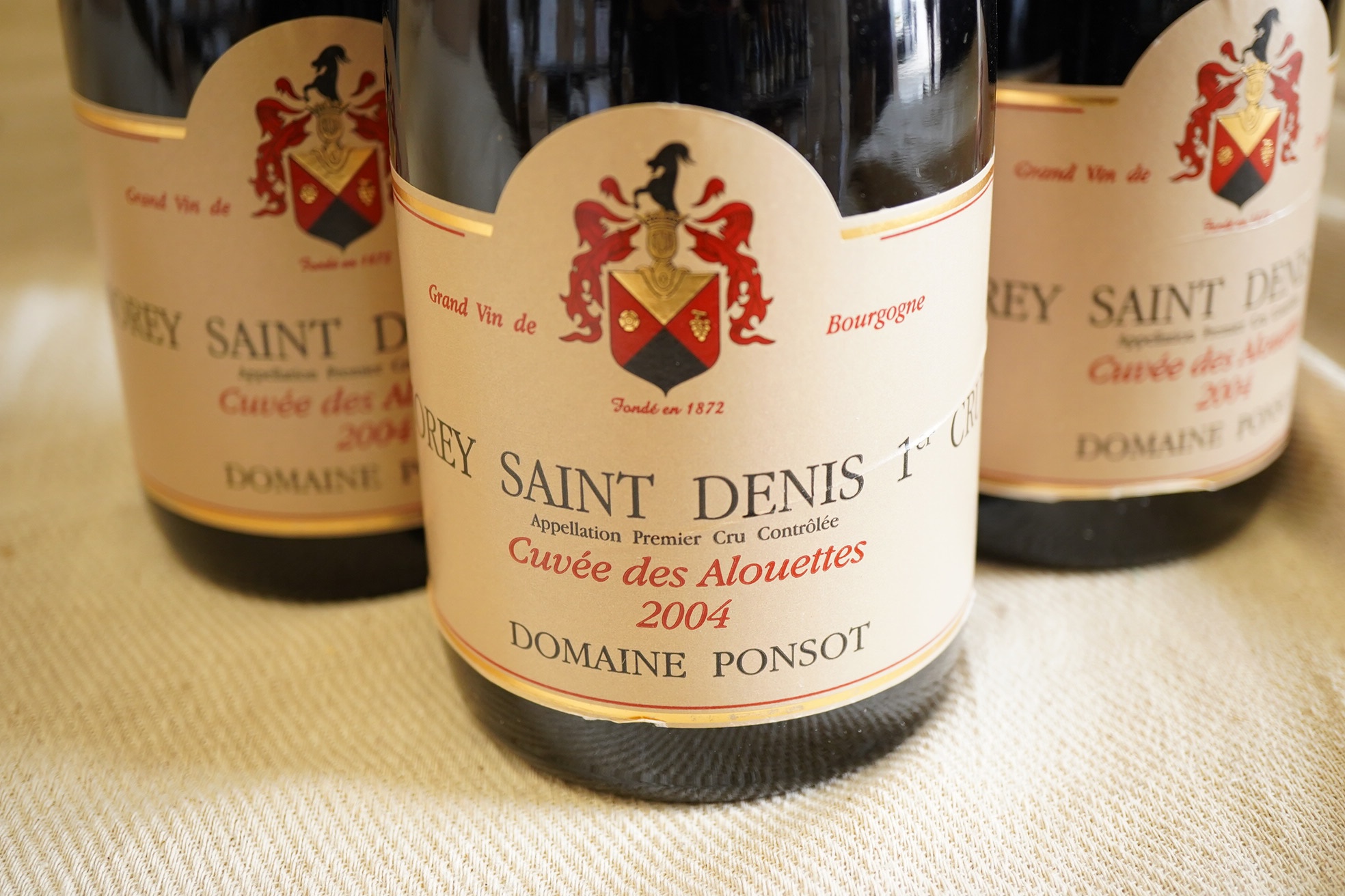 Domaine Ponsot, Morey-Saint-Denis Premier Cru, Cuvée des Alouettes, 2004